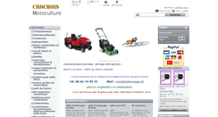 Desktop Screenshot of crocbois-motoculture.com